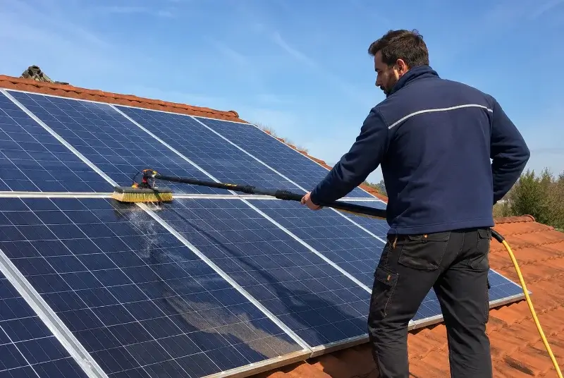 Nettoyage et entretien de panneaux solaires à la Chapelle-Pouilloux